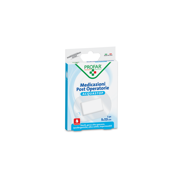 Medicazioni Post Operatorie Acquastop 7,5x5cm PROFAR® 4 Pezzi