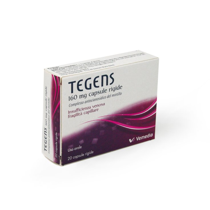 Tegens Stati Di fragilità Capillare 20 Capsule Rigide 160mg