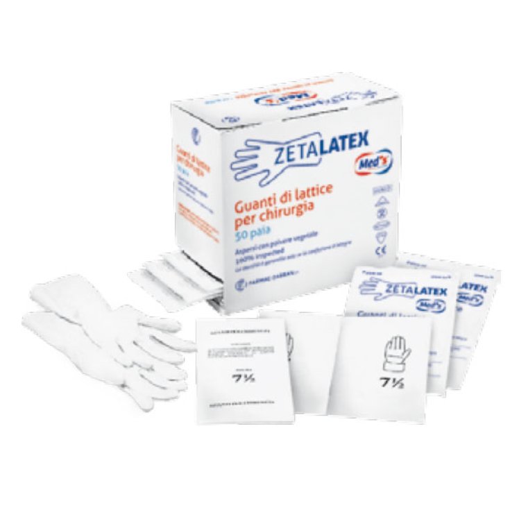 Zetalatex Guanti Chirurgici Sterili Farmac-Zabban Misura 9