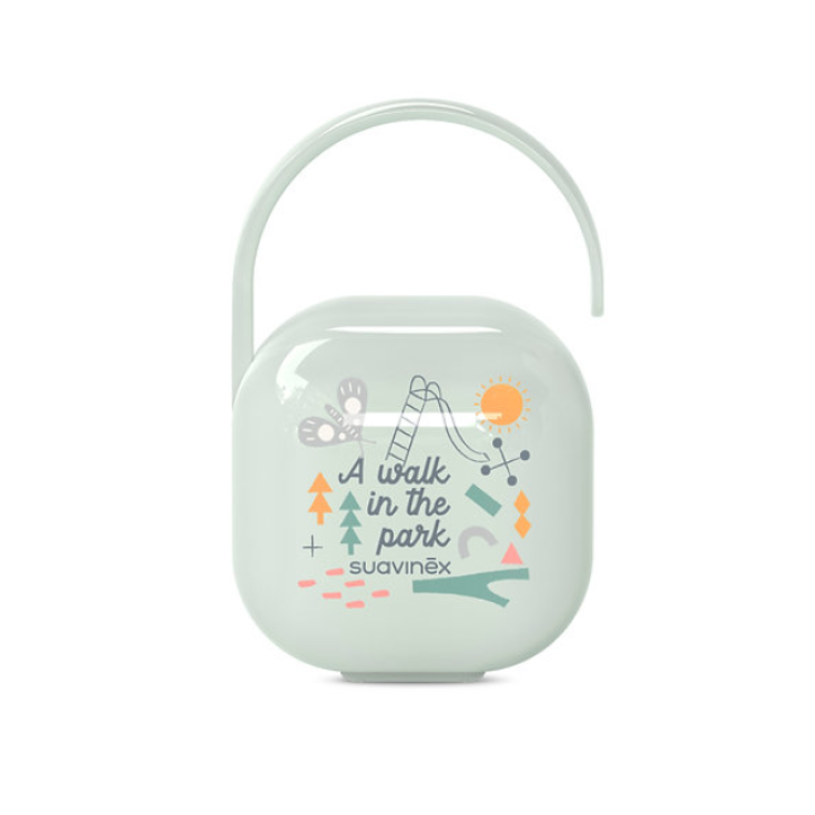 Scatolina Porta Succhietto Walk In The Park Verde Suavinex 1 Pezzo