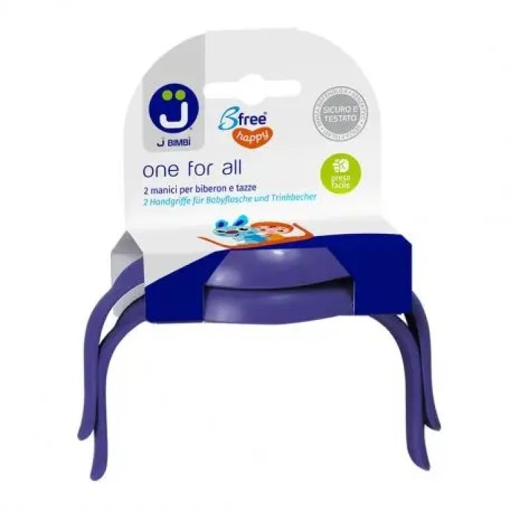Manici per Biberon e Tazze Viola One For All J Bimbi
