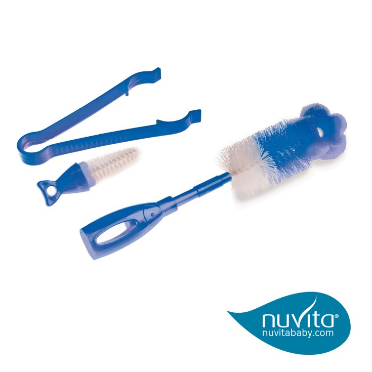 Nuvita Scovolino Biberon 3 in 1 Blu