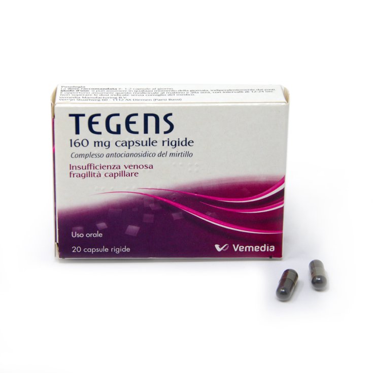 Tegens Stati Di fragilità Capillare 20 Capsule Rigide 160mg