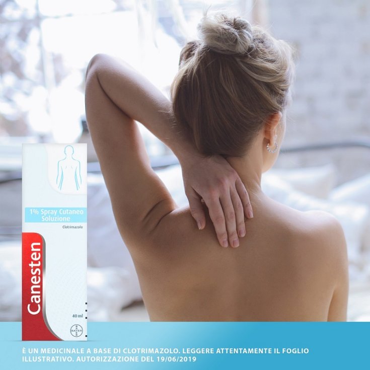 Canesten Spray Cutaneo Antimicotico Antifungino 1%Clotrimazolo 40ml