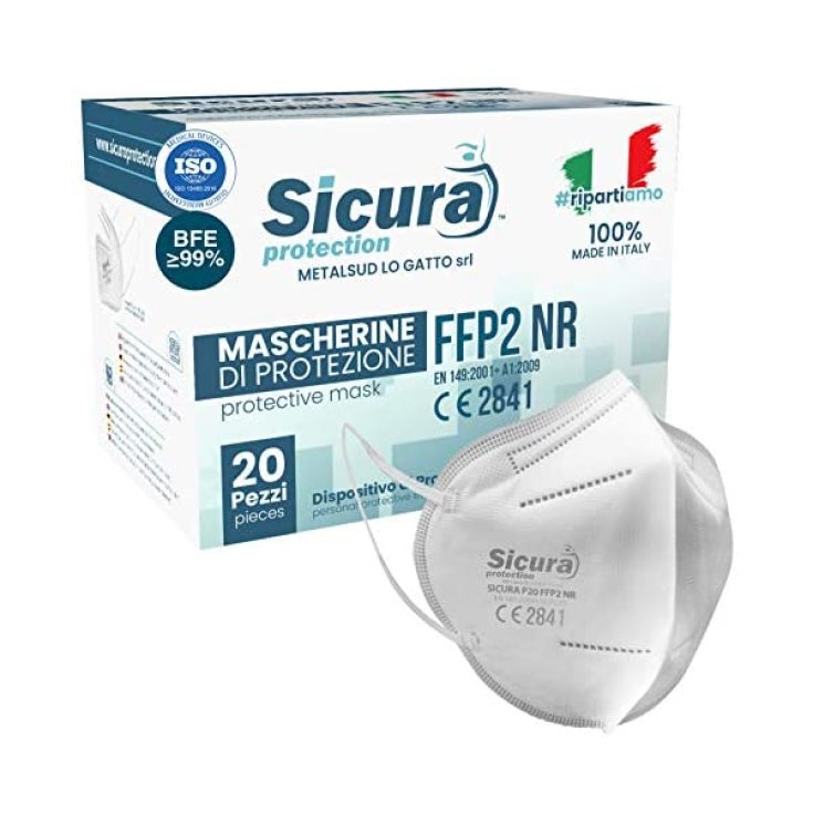 Mascherine Di Protezione FFP2 Taglia S Sicura Protection 20 Pezzi