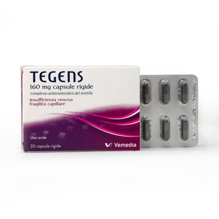 Tegens Stati Di fragilità Capillare 20 Capsule Rigide 160mg