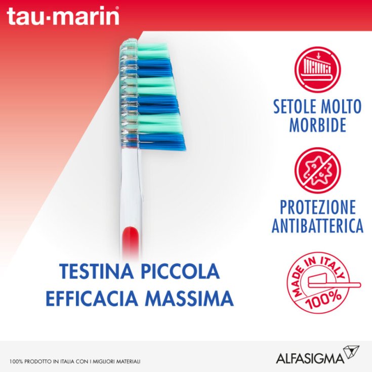 Tau Marin® Spazzolino Professional 27 Setole Molto Morbide