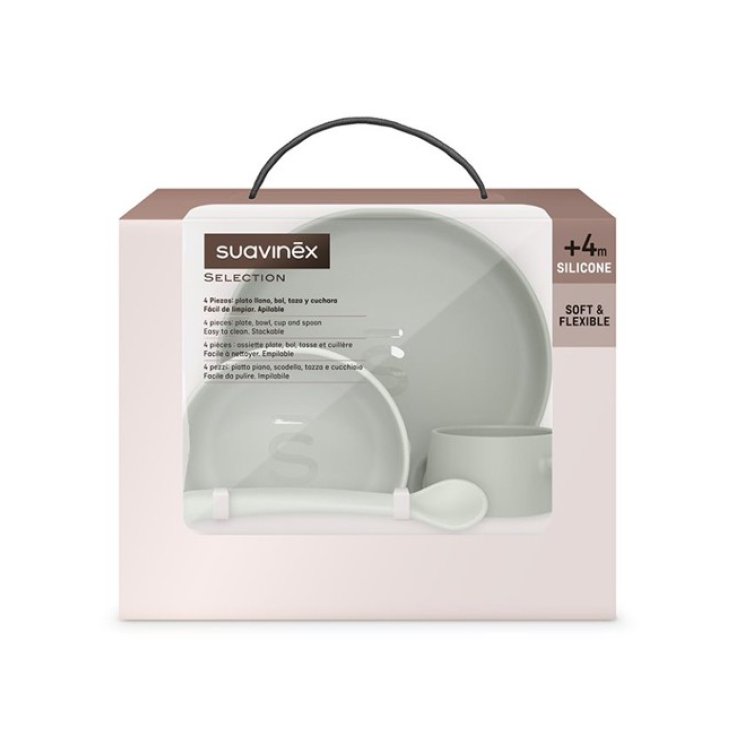 Selection Colour Essence Set Svezzamento In Silicone Verde Suavinex 1 Set