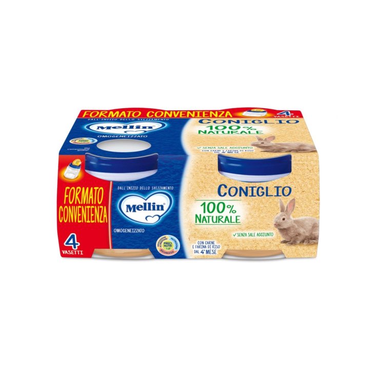 Coniglio Mellin 4x80g