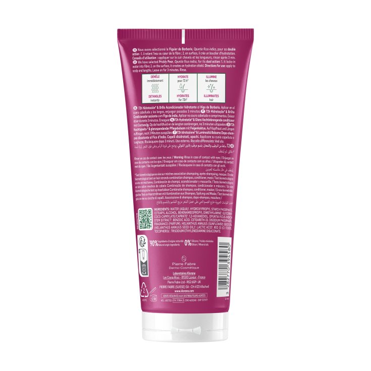 Klorane Balsamo idratante e illuminante - Fico d’India 200 ml