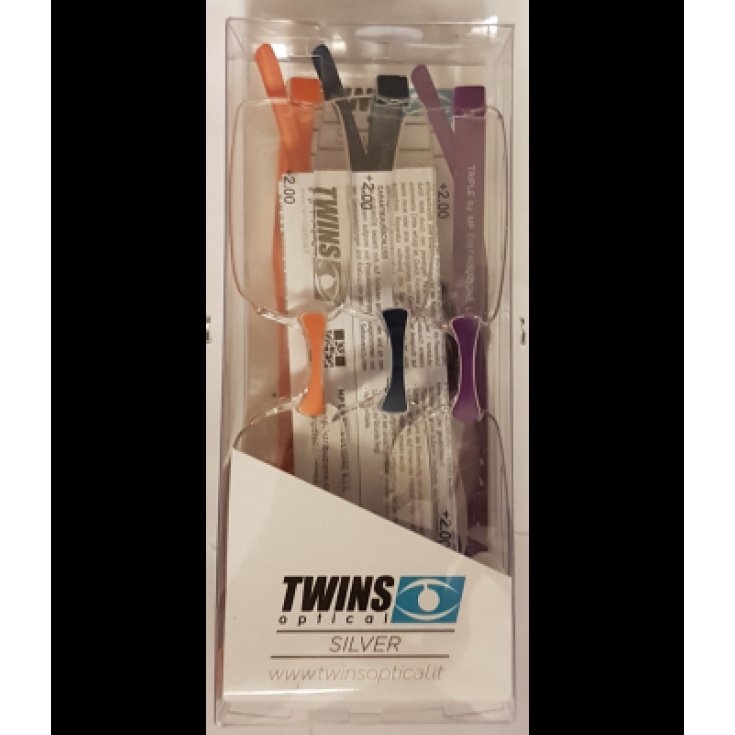Mast Twins Silver Triple Occhiali Da Lettura Diottrie +1,00 3 Pezzi