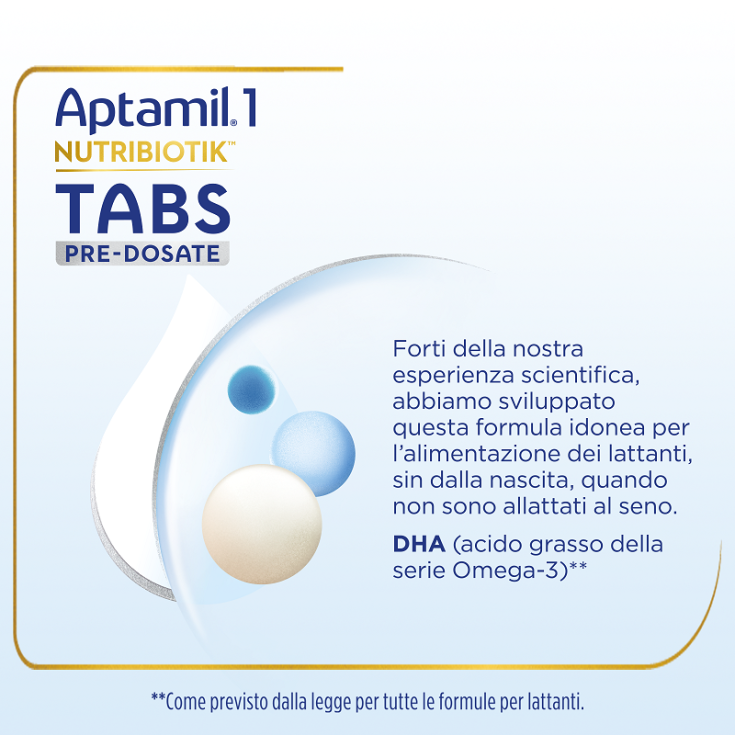 Aptamil Nutribiotik Tabs Pre-Dosate 1 Nutricia 21 Bustine