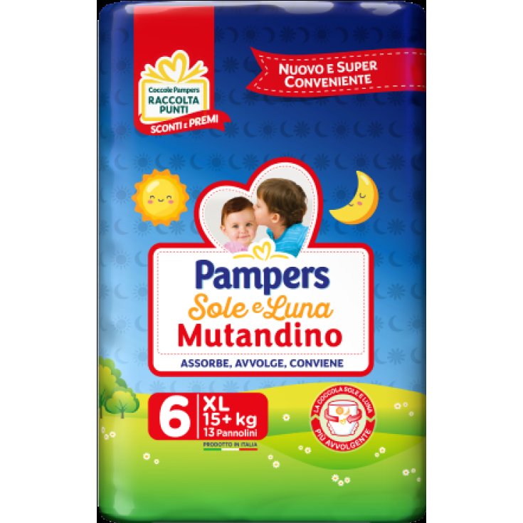 Pannolini Sole e Luna Mutandino XL Pampers 13 Pezzi