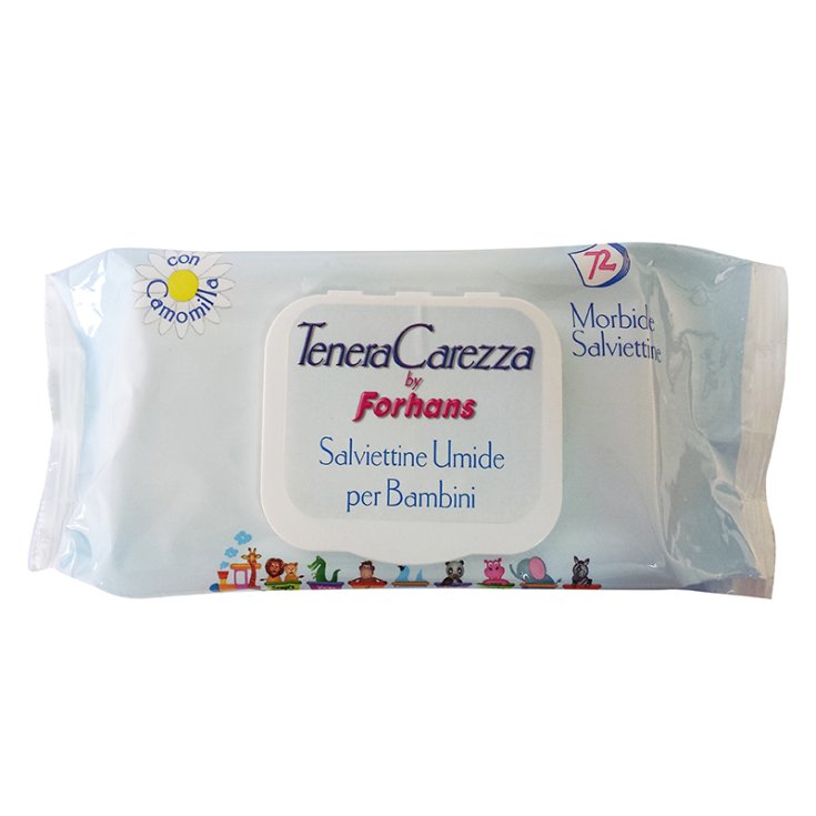 TeneraCarezza Forhans Salviettine Umide per Bambini 72 Salviette