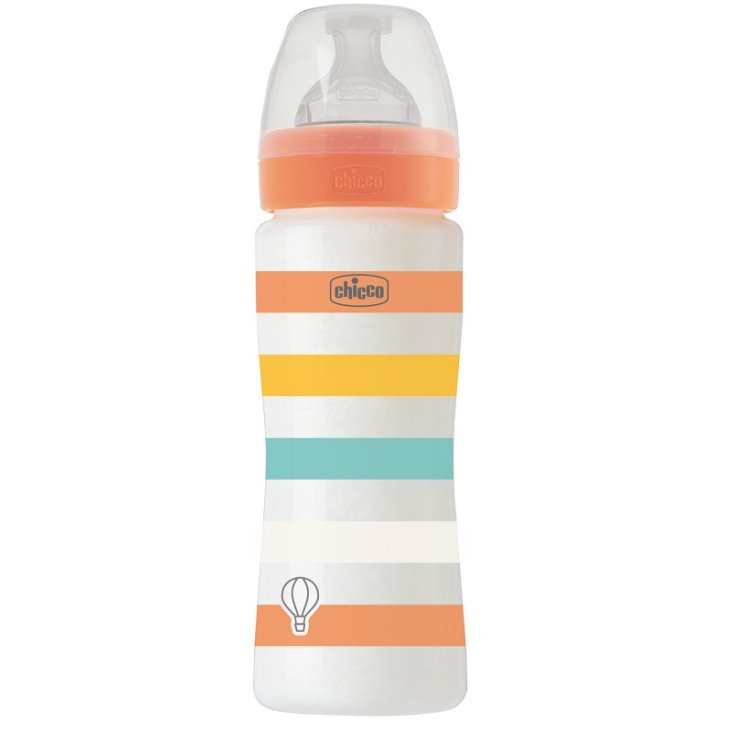 Biberon Well Being PP Arancione 330ml CHICCO