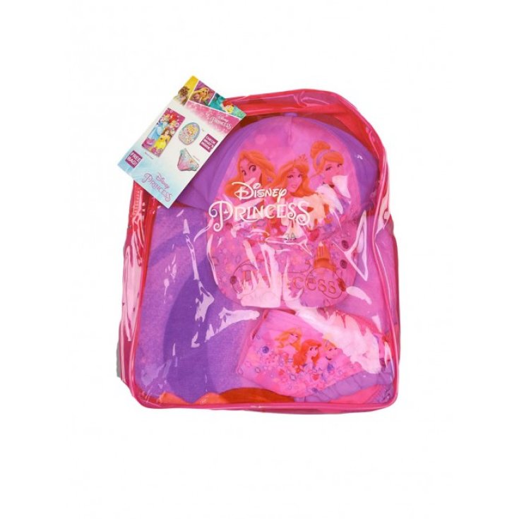 Set mare zaino telo cappello costumino slip costume da bagno bimba bambina Principesse Disney 3A