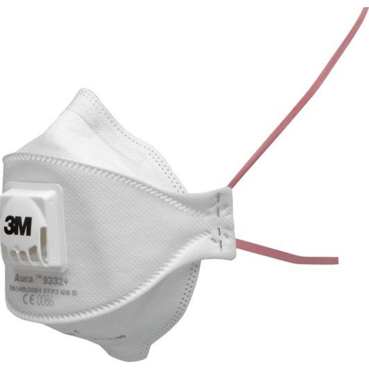 Mascherine Aura™ 9332+ Gen3 FFP3 3M™ 10 Pezzi + 10 Mascherine Chirurgiche Omaggio