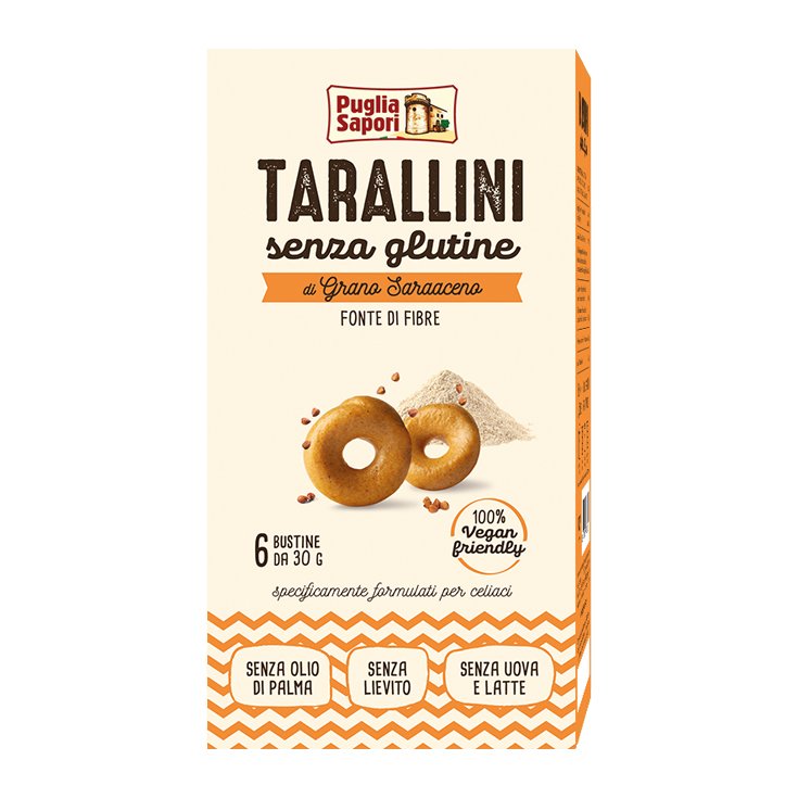 Tarallini di Grano Saraceno Puglia Sapori 6x30g
