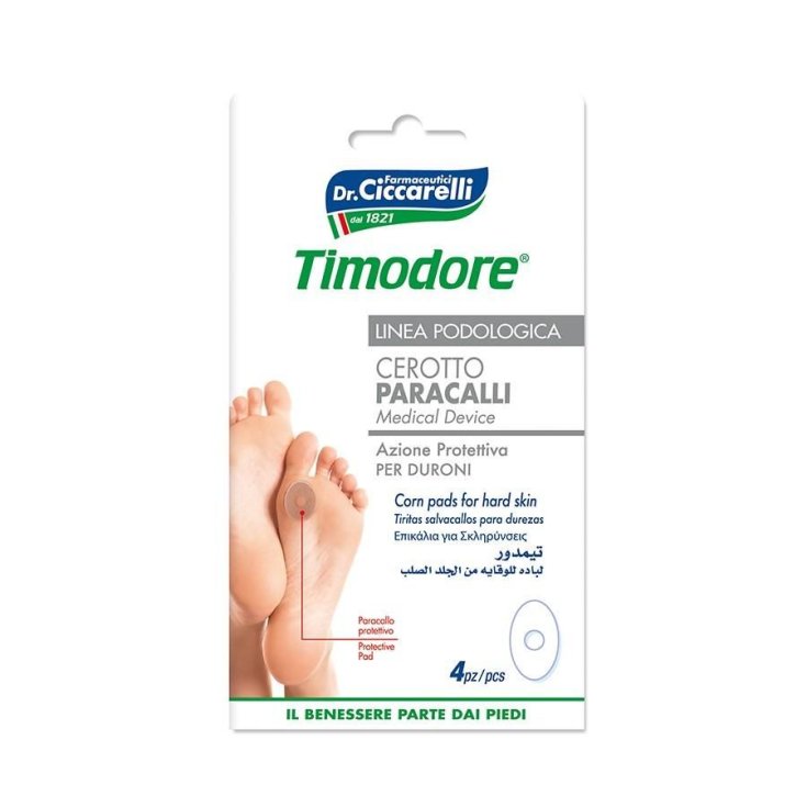 Timodore® Cerotto Paracalli Per Duroni Dott. Ciccarelli dal 1821 4 Pezzi
