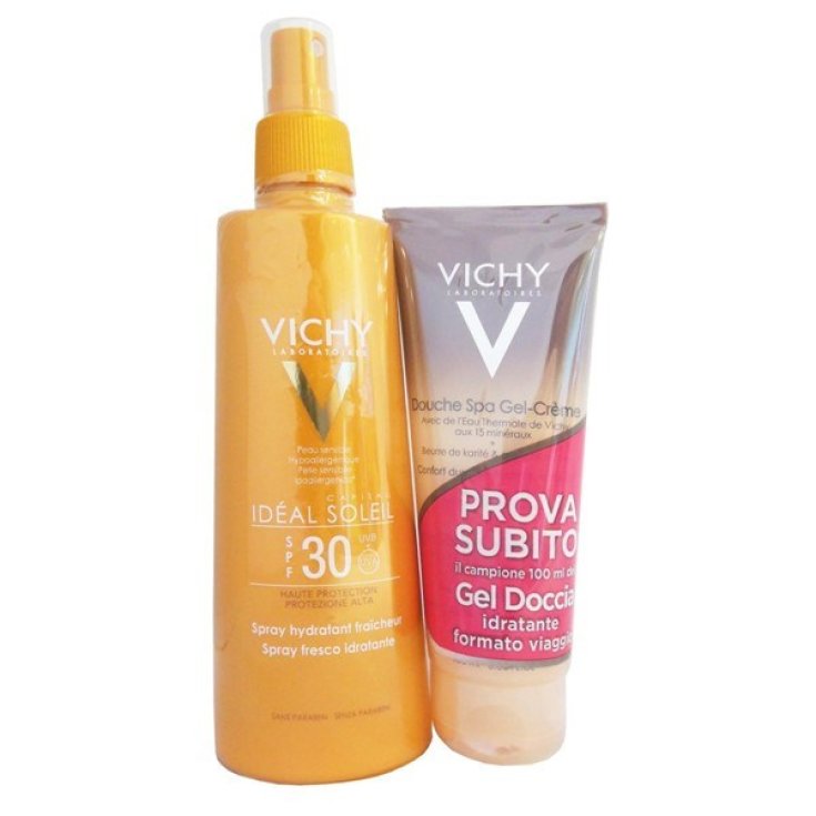 Vichy Ideal Soleil Spray Corpo SPF30+ 200ml Promo17 con Gel Doccia Omaggio