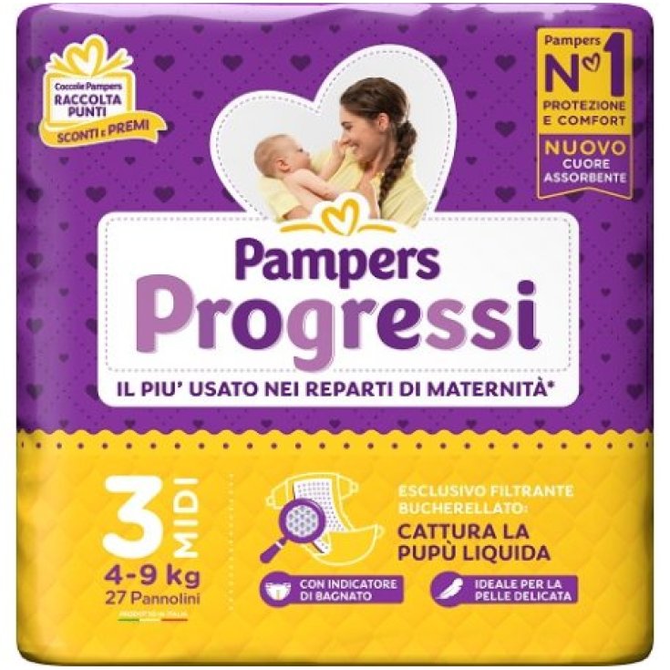 Pampers Progressi MIDI 27 Pezzi