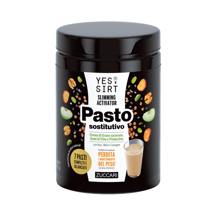 Yes Sirt Slimming Activator - Pasto Sostitutivo con Grano saraceno, Semi di Chia e Pistacchio ZUCCARI 364g