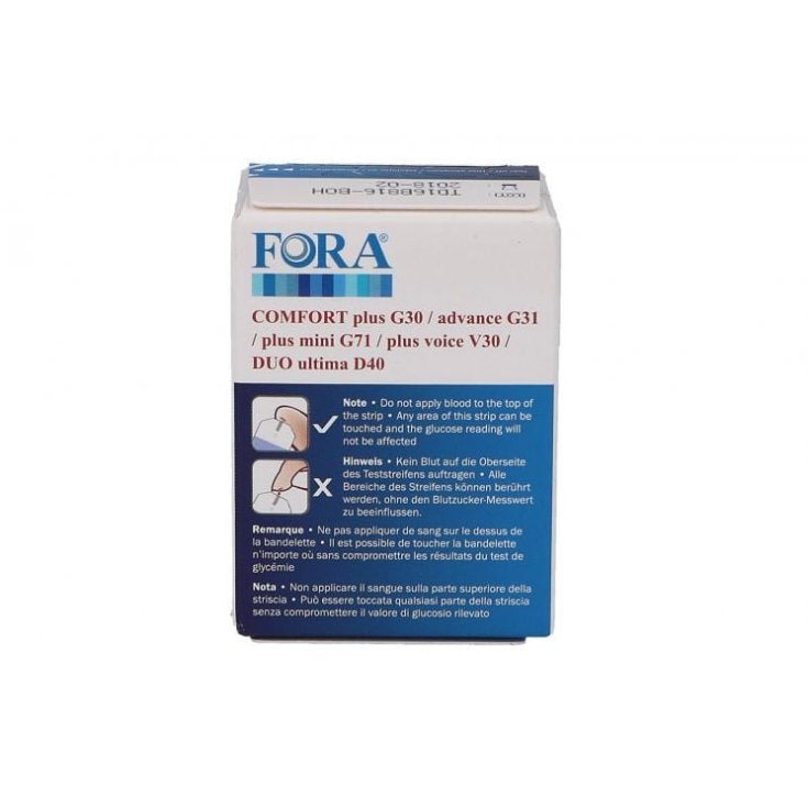 Strisce Reattive G31B Foracare 50 Pezzi