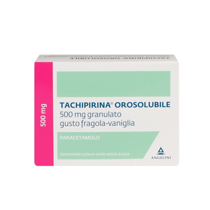 Tachipirina Orosolubile 500mg 12bs gusto fragola e vaniglia