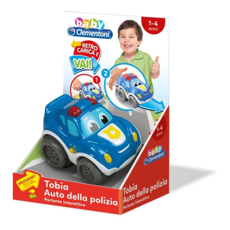 Clementoni Tobia Auto Della Polizia Prime Attività 18-48 Mesi 1 Pezzo