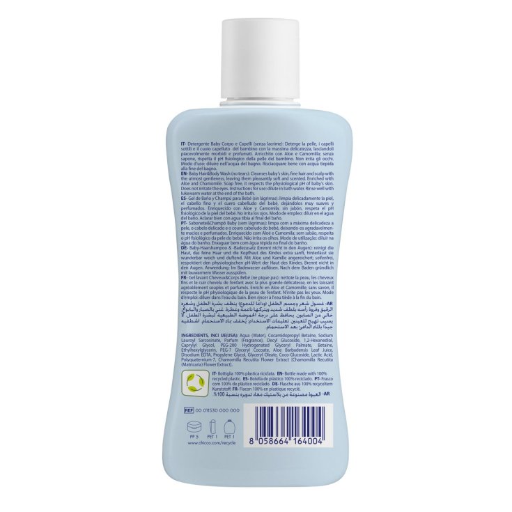 Baby Detergente Corpo Capelli Natural Sensation Chicco 200ml