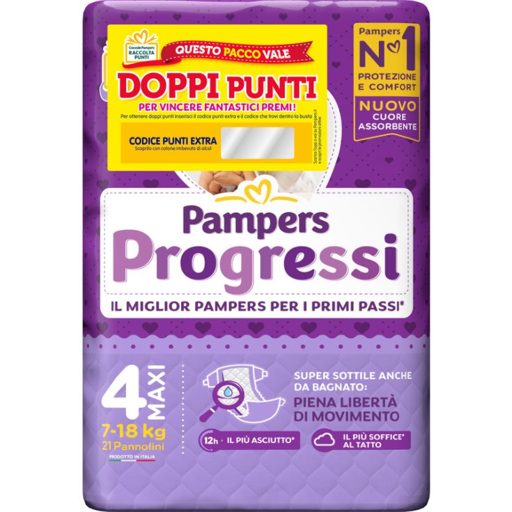 Pampers Progressi MAXI 21 Pezzi