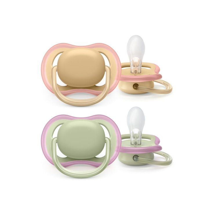 Succhietto Ultra-Air 6-18m Non Decorato Mix Avent 2 Pezzi