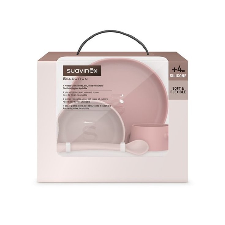 Selection Colour Essence Set Svezzamento In Silicone Rosa Suavinex 1 Set
