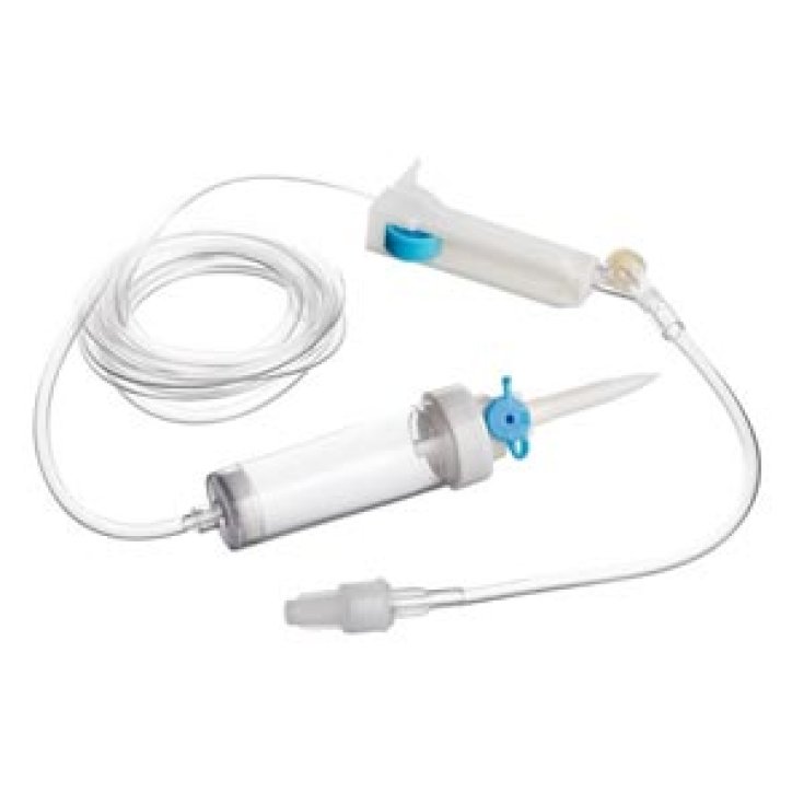 Lombarda H Set Infusionale Roller Lock Deflussore Per Terapie Infusionali