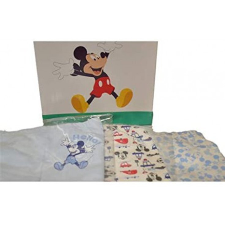Tris Ghettina Ellepi Disney Mickey Colori Assortiti Baby Distribution 1 Set