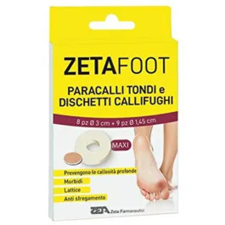 Zeta Foot Paracalli Tondi E Dischetti Callifughi ZETA 8+9 Pezzi