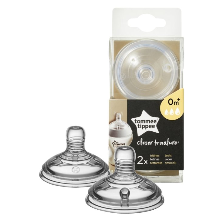 Closer To Nature Tettarella Flusso Variabile 0m+ Tommee Tippee 2 Pezzi