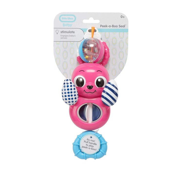 Little Tikes Baby Peak A Book Seal Pink Foca Rosa Gioco Per Bimbi 1 Pezzo