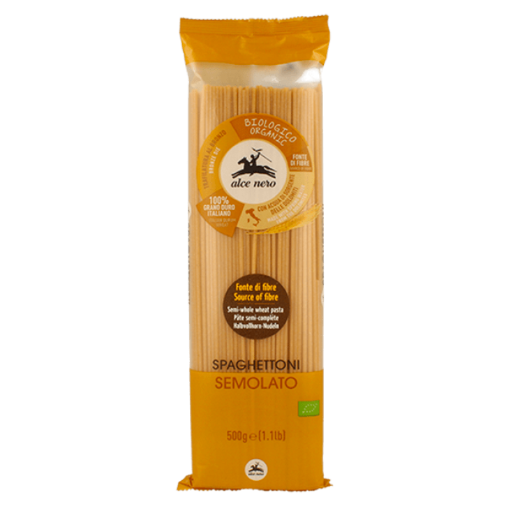 Spaghettoni Di Semolato Di Grano Duro Biologici Alce Nero 500g