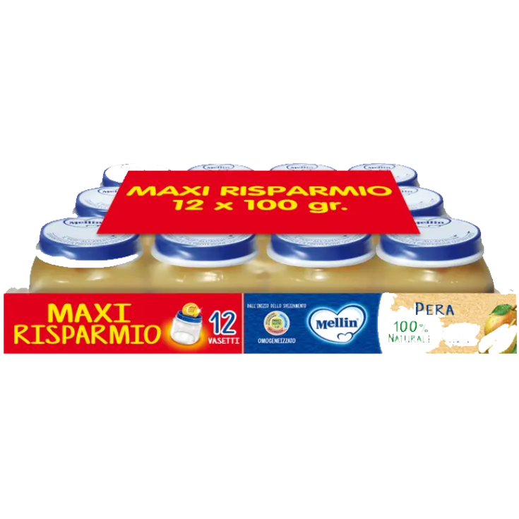 Omogeneizzato Di Pera Mellin 12x100g