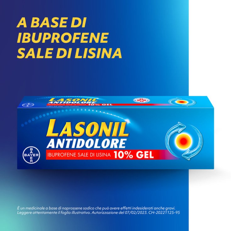 Lasonil Antidolore Gel Antinfiammatorio Dolori Muscolari 50gr