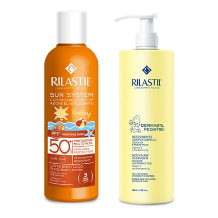 Kit Baby Sun System Baby SPF50 + Dermastil Pediatric Rilastil