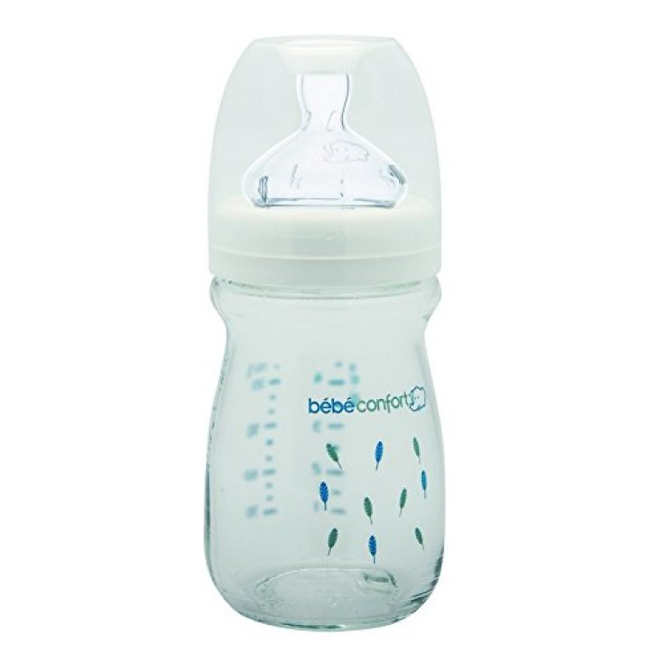 Mam Bebe Confort Biberon Vetro Tettarella In Silicone 130ml