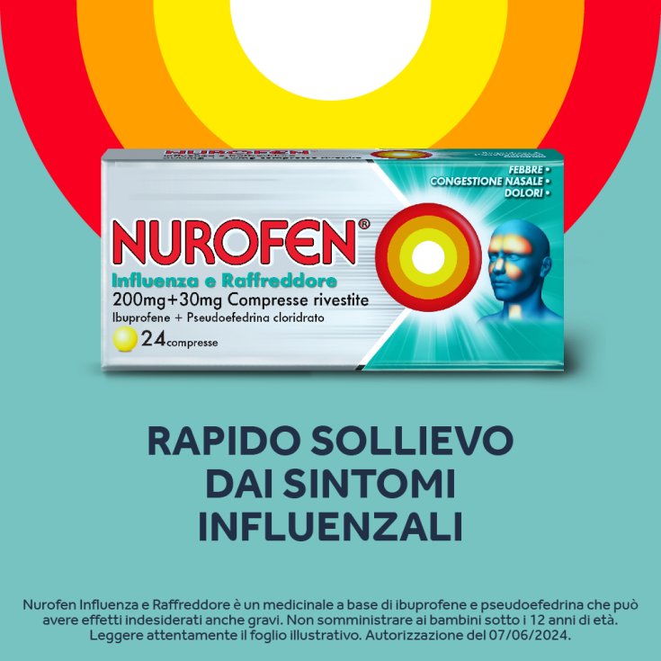 Nurofen Influenza e Raffreddore 24 compresse
