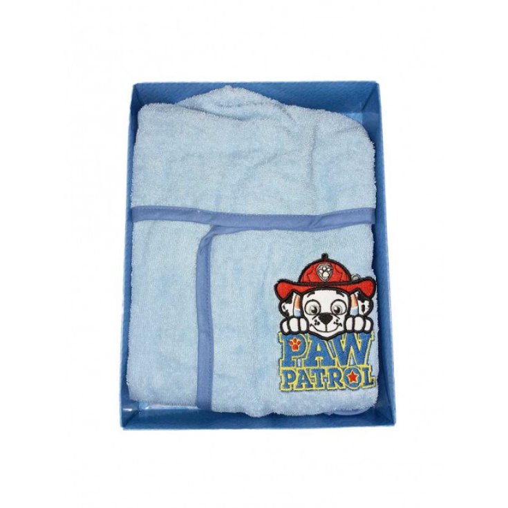 Accappatoio bimbo spugna cotone neonato Paw Patrol cielo 36 m