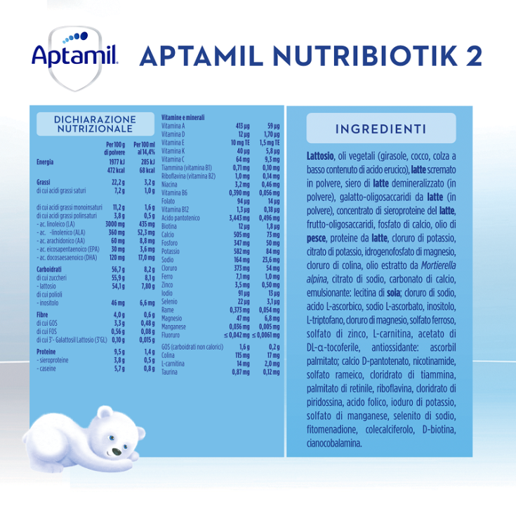 Aptamil Con ProNutra 2 Nutricia 1200g