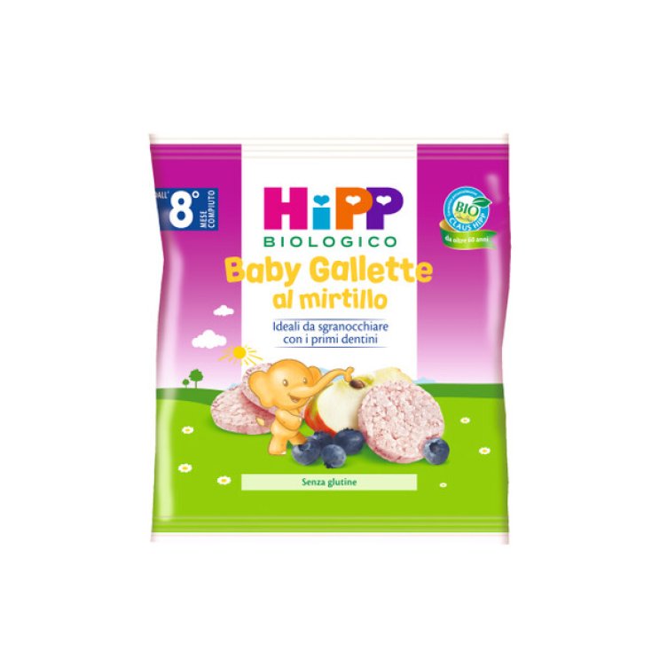 Baby Gallette Al Mirtillo HiPP Biologico 30g