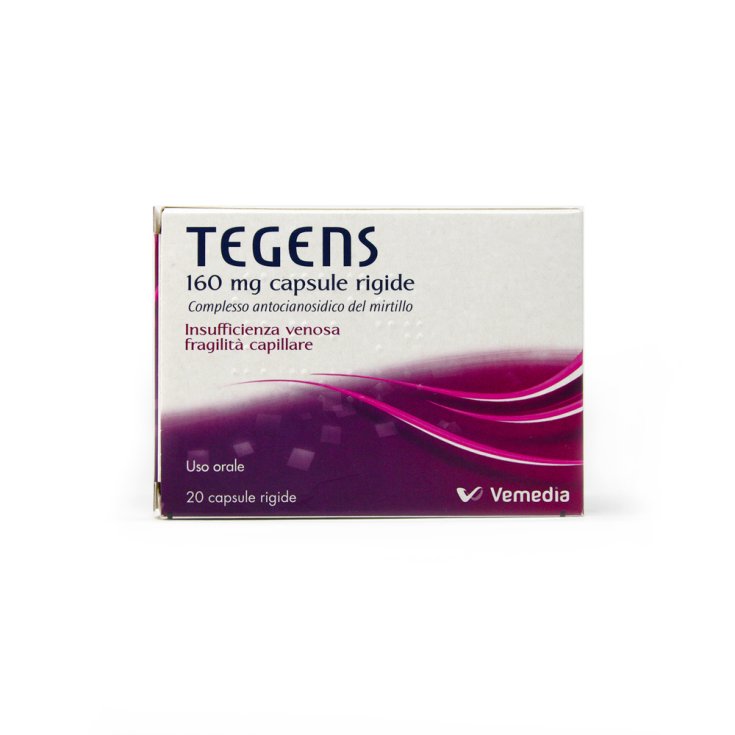 Tegens Stati Di fragilità Capillare 20 Capsule Rigide 160mg