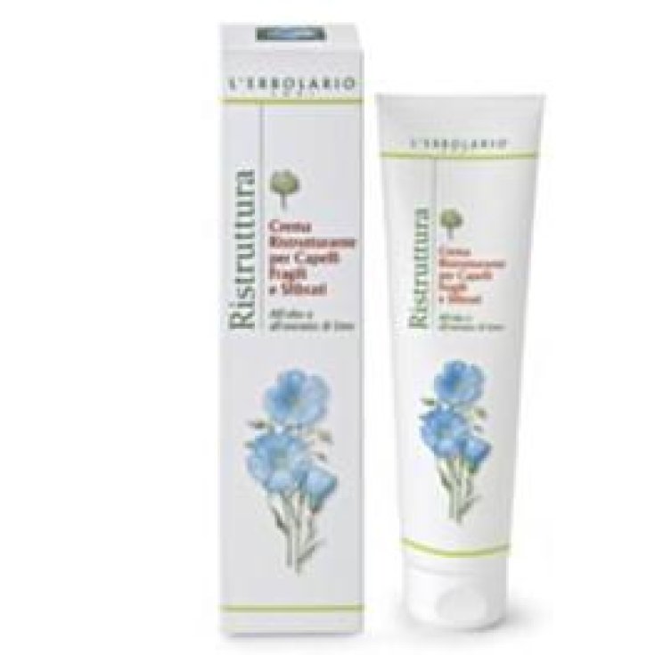 L'Erbolario Ristruttura Crema Ristrutturante Per Capelli Fragili E Sfibrati 150ml