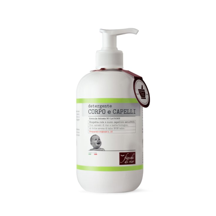 Detergente Corpo E Capelli Talco Fiocchi Di Riso 400ml